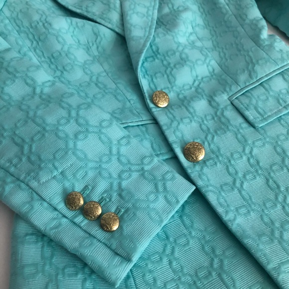 NWOT Banana Republic Blazer | Light Blue/Turquoise - Picture 4 of 8